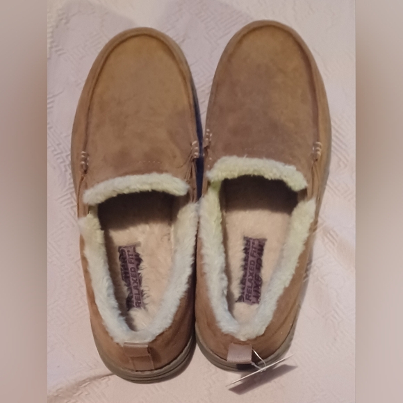 Skechers Light Brown Melson Willmore Foux Shearling Chukka Men's Shoes Size 8.5 - Picture 11 of 13